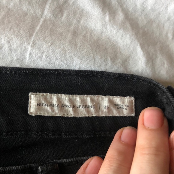 NWT PACSUN High Rise Ankle Lace Up Jeans - Picture 8 of 8